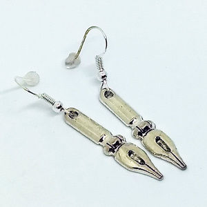 Jewelry - EARRINGS - FOUNTAIN PEN QUILL - Cute Jewelry Jewelry - EARRINGS - FOUNTAIN PEN QUILL - Cute Jewelry